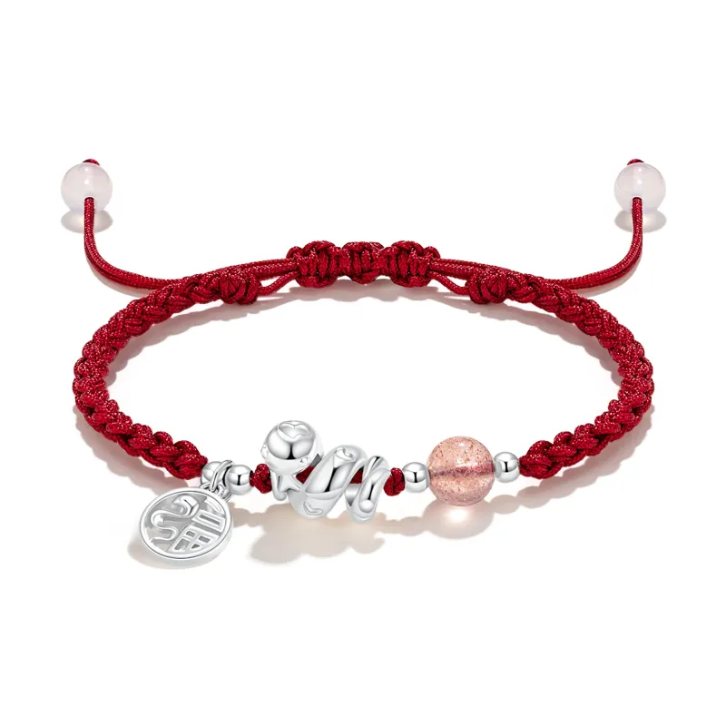 Jodie&Kevin Alloy Bracelets Unisex Black/Red/Pink/Grey-3