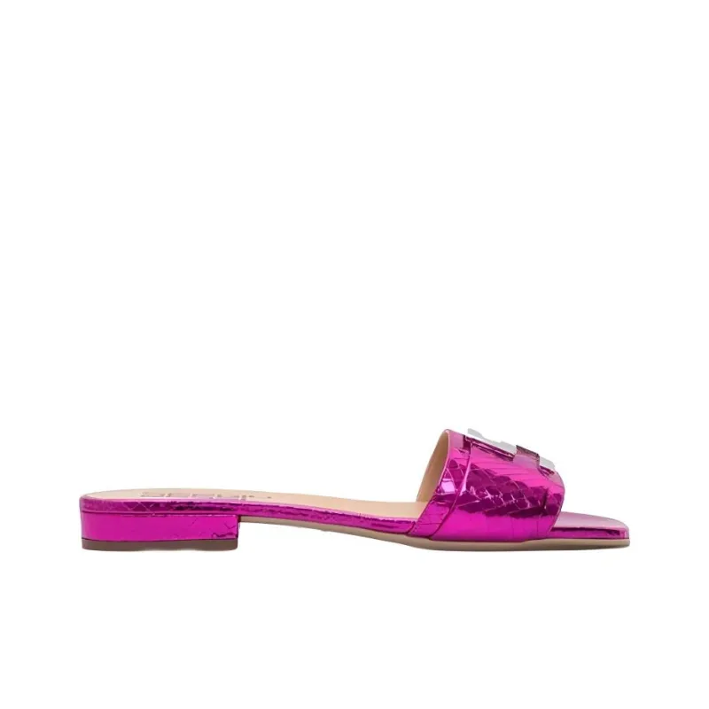 SERGIO ROSSI Slide Slippers Women's Pink-1