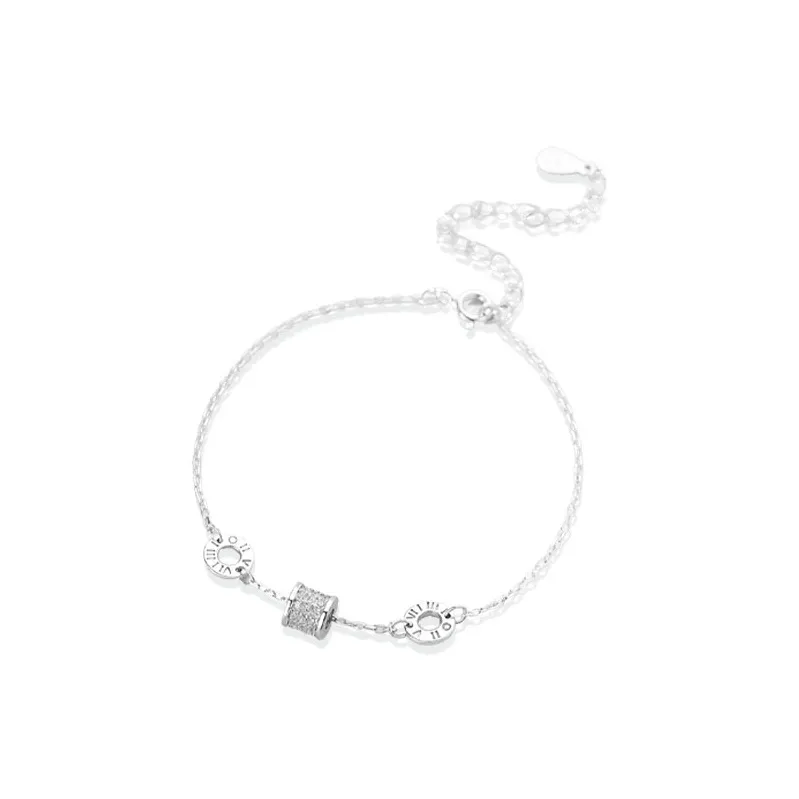 COPI Sterling Silver Zircon Bracelets Unisex-0
