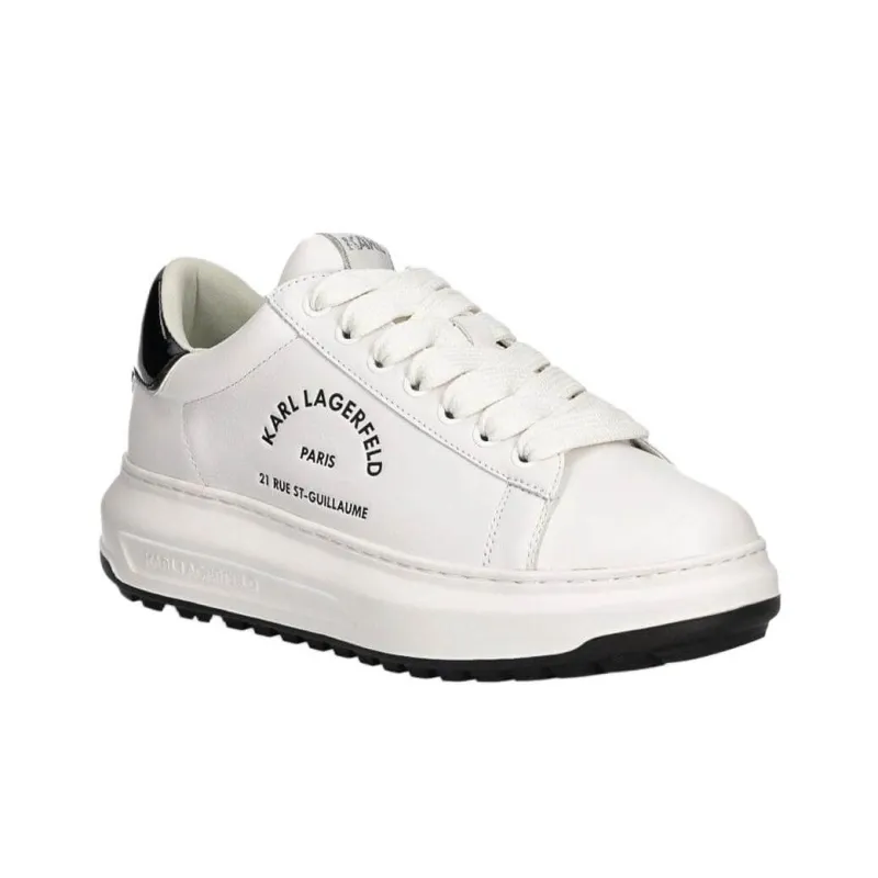 KARL LAGERFELD Maison Karl Lace Low Top Casual Shoes 5cm Men's White-2