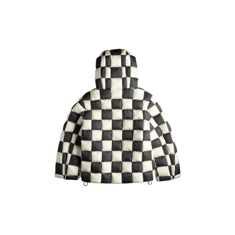 COACH FW24 Puffer Jacket Unisex Black White-1