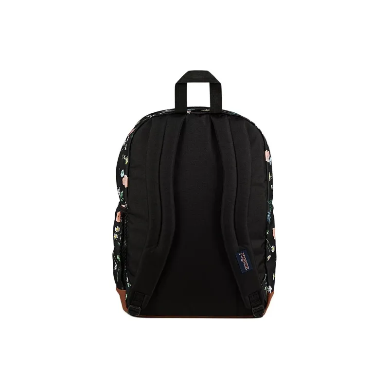 JanSport Polyester Backpack Unisex Floral Black-3