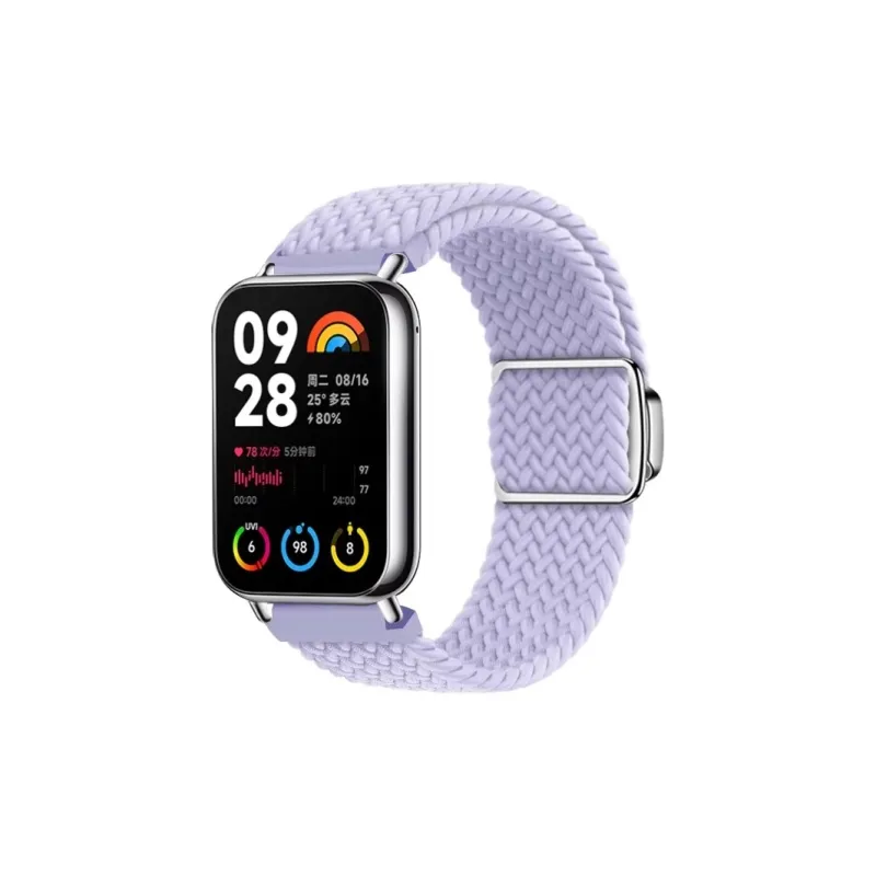 FZRT Xiaomi Compatibility Watch Band Magnetic Clasp Nylon Braided Quick Release Strap Nylon Material-5