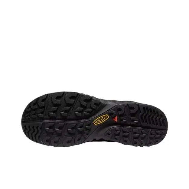 KEEN HOOD NXIS PULL ON WP Thermal Abrasion Resistant Short Snow Boots Men's Steel Iron Gray-2