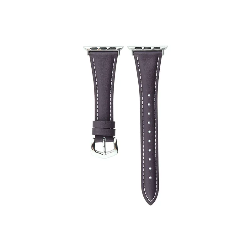 Vobafe Watch Band Apple Compatibility Cowhide Leather Material-6