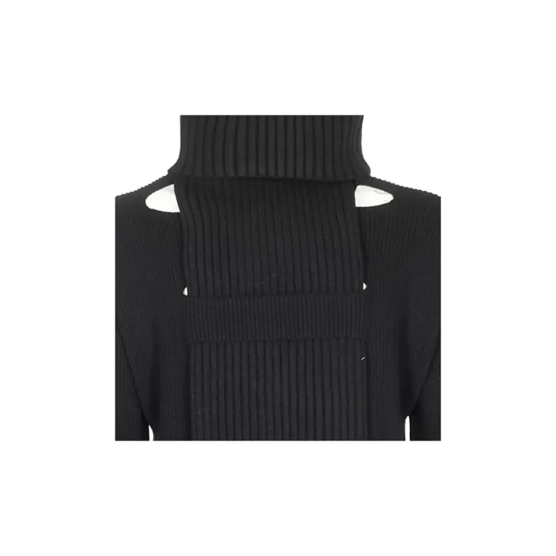 Bottega Veneta Ribbed Roll Neck Jumper-5