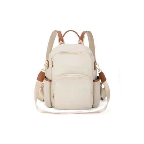 Vigno Oxford quilted Backpack Regular Women's Apricot