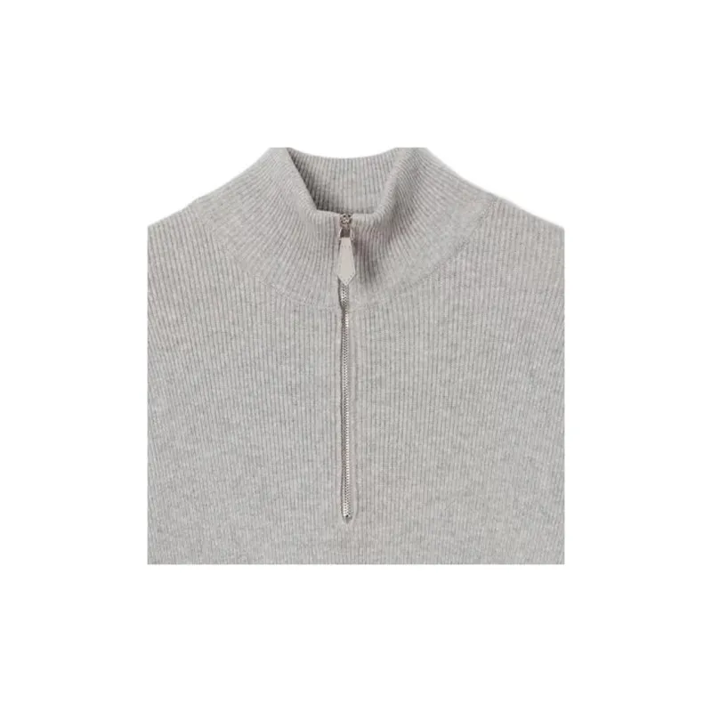 Burberry Monogram Motif Cashmere Funnel-neck Jumper-1