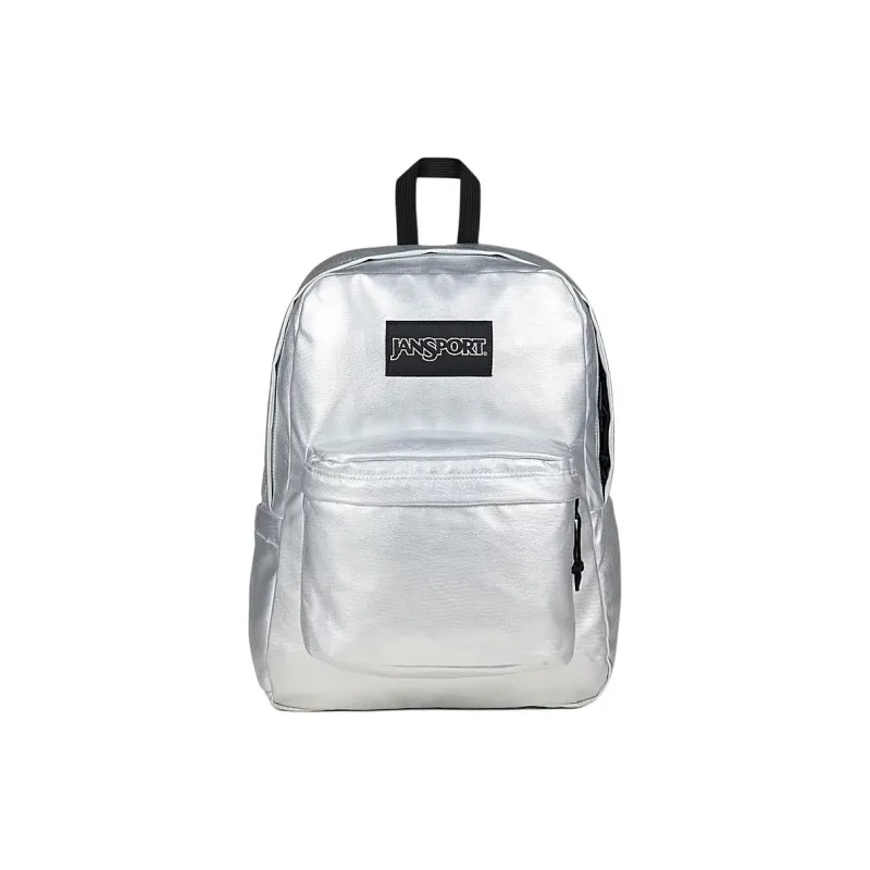 JanSport Polyester Backpack Unisex Silver-0