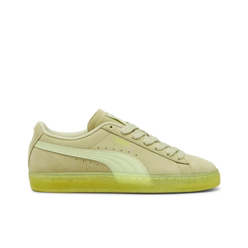 PUMA Suede Classic Anti Slip Wear Resistant Low Top Skateboard Shoes Women's Green-1