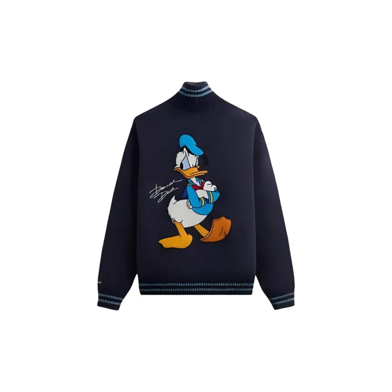 KITH X Disney Donald Duck Full Zip Wyona Sweater-1