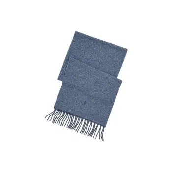 Polo Ralph Lauren Wool Knit Scarves Unisex Blue