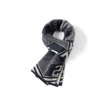 CARDANRO Wool Knit Scarves Men's