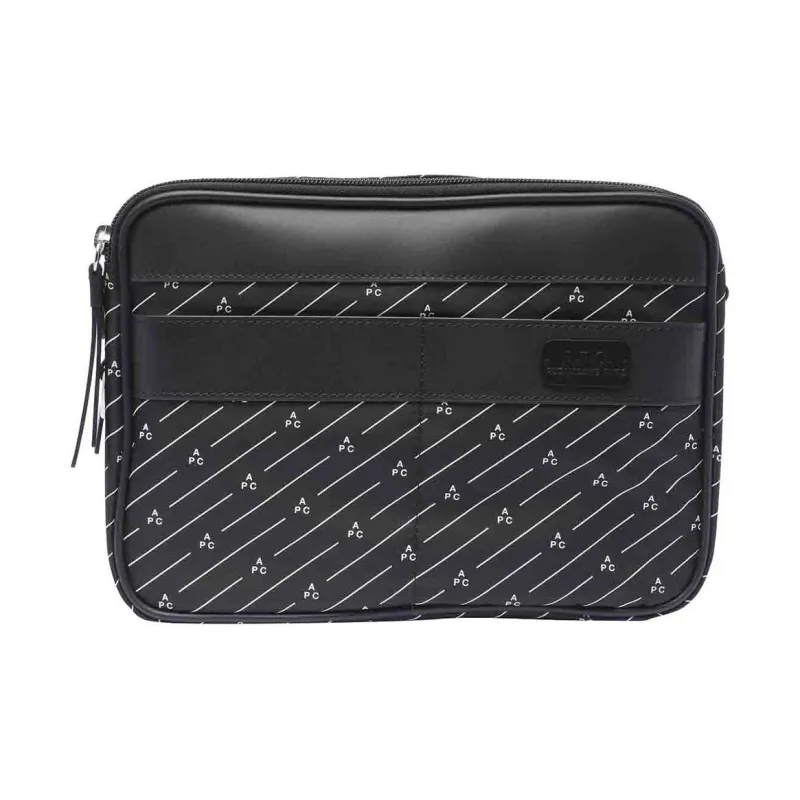 A.P.C Cow Leather Camera Bags Crossbody Bag Shoulder Bag Men's Black-1
