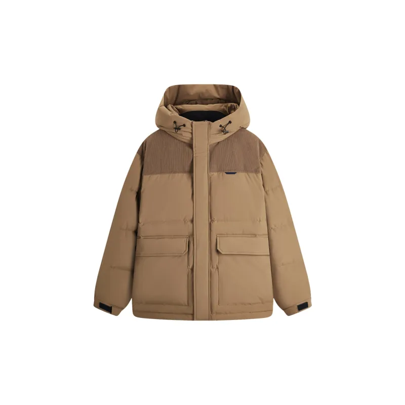 FAIRWHALE Down Jackets Unisex 701 Khaki-1