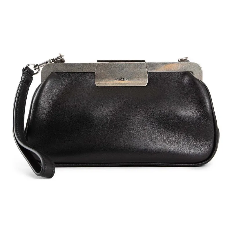 MaxMara Logo Engraved Shoulder Bag-0