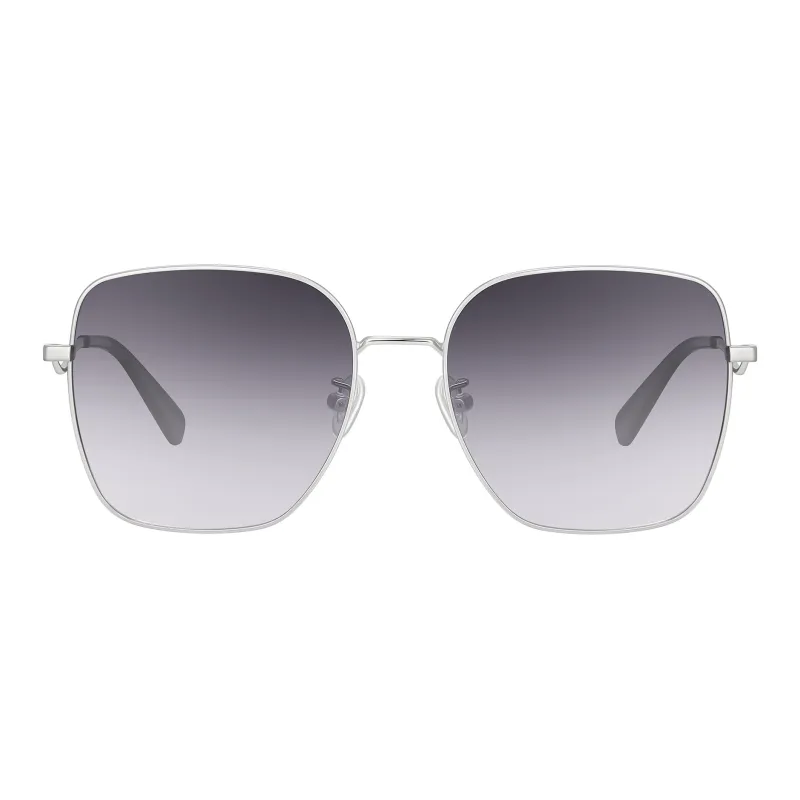 PULAIS Alloy Plate Frame Square Sunglasses Women's-2