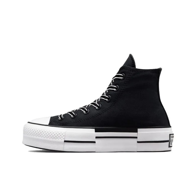 Converse Chuck Taylor All Star Lift Abrasion Resistant Slip Resistant High Top Canvas Shoes Women's Black-0