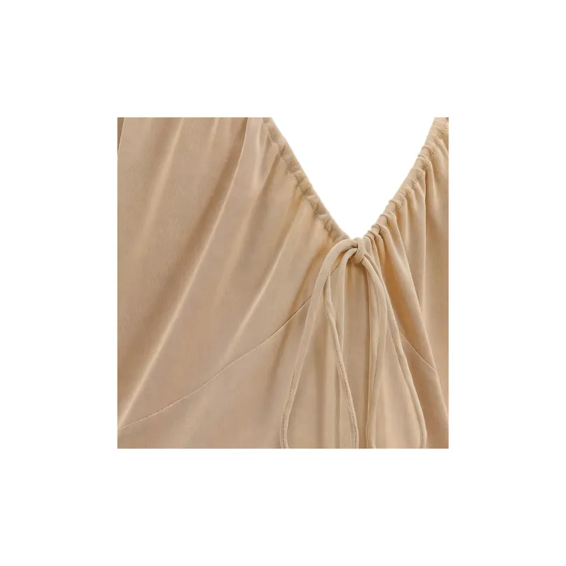 DIOR FW24 Slip Dress Women's Beige-5