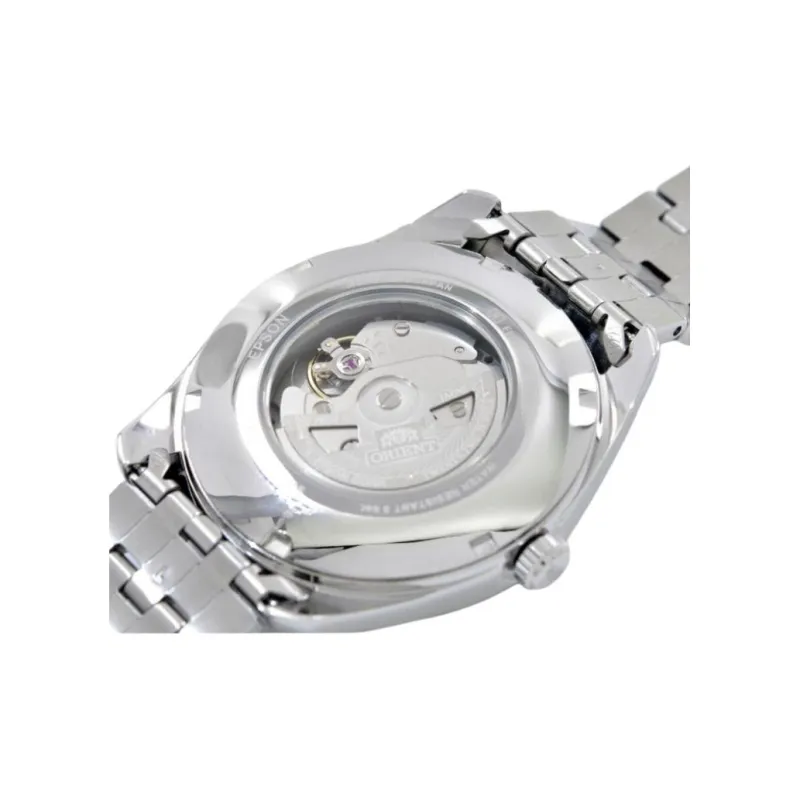ORIENT Automatic Mechanical Movement Stainless Steel Metal Strap Watch Men's Watches Blue Dial-4
