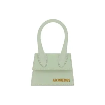 Jacquemus Leather Shoulder Bag Crossbody Bag Handbag Mini Women's Light Green