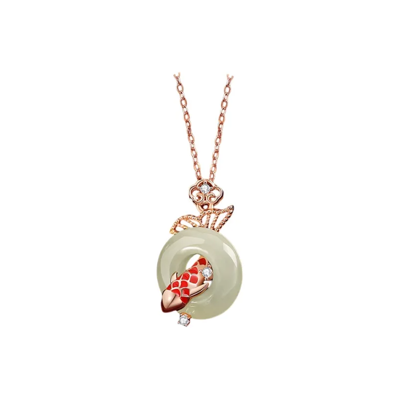 2801 Chalcedony Necklaces Unisex-5