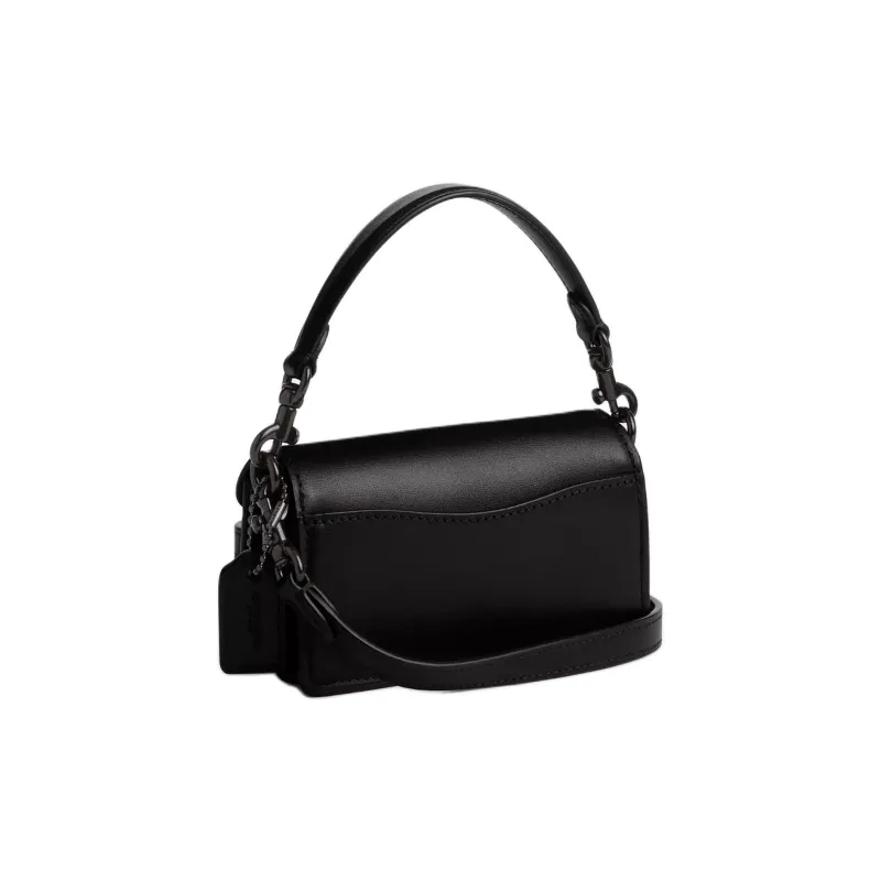 COACH Tabby Calfskin Shoulder Bag, Crossbody Bag, Handbag Mini Women's Black-1