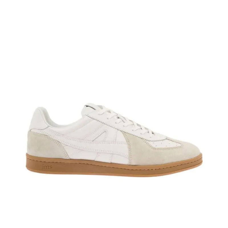 AMIPARIS Stylish Skateboarding Shoes Men's White Umber-1