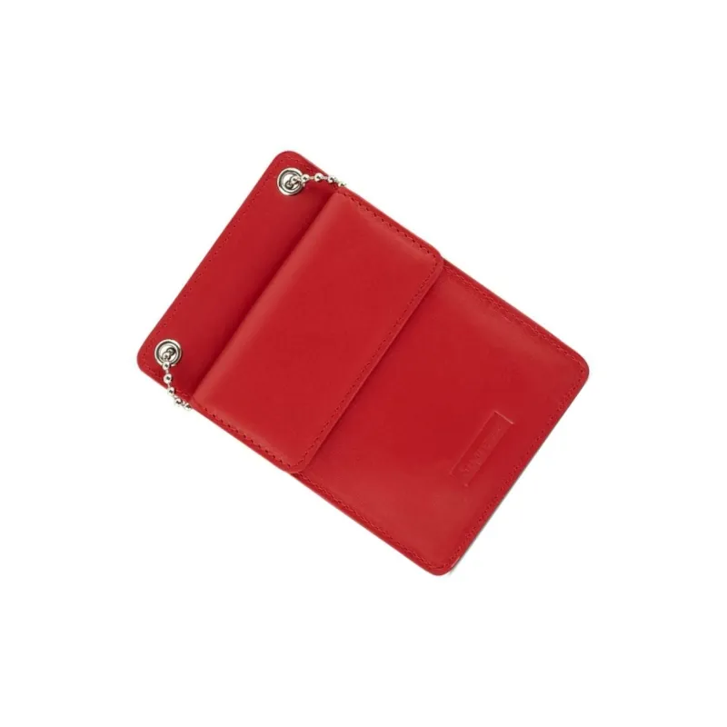 Supreme Debossed-logo Leather Id Holder-1
