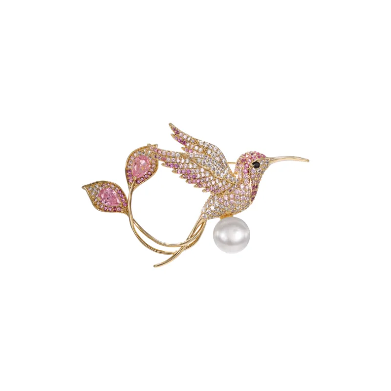 Eternelle Synthetic Cubic Zirconia Brooches Women's-1
