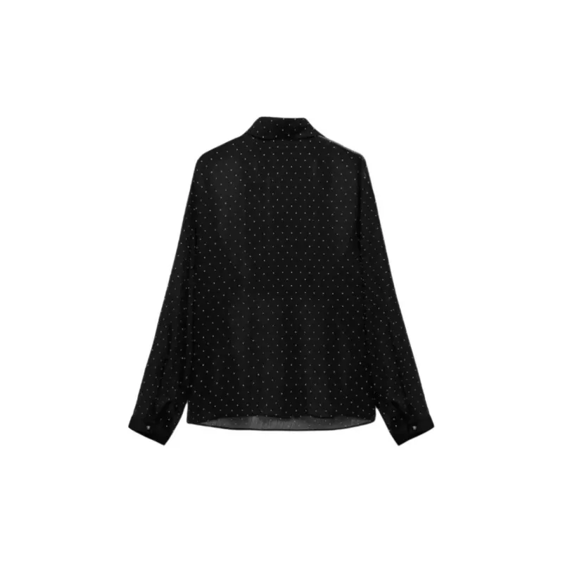 ZARA Halloween Limited Edition Series Shirts Women's Black-1