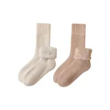 [2 Pack/Extended Thick Fleece]Oats+Khaki