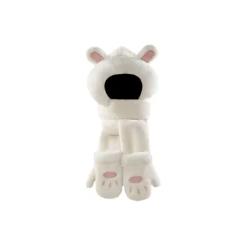 CARTELO Polyester Hoods & Plush Hats Unisex Gift Box Set