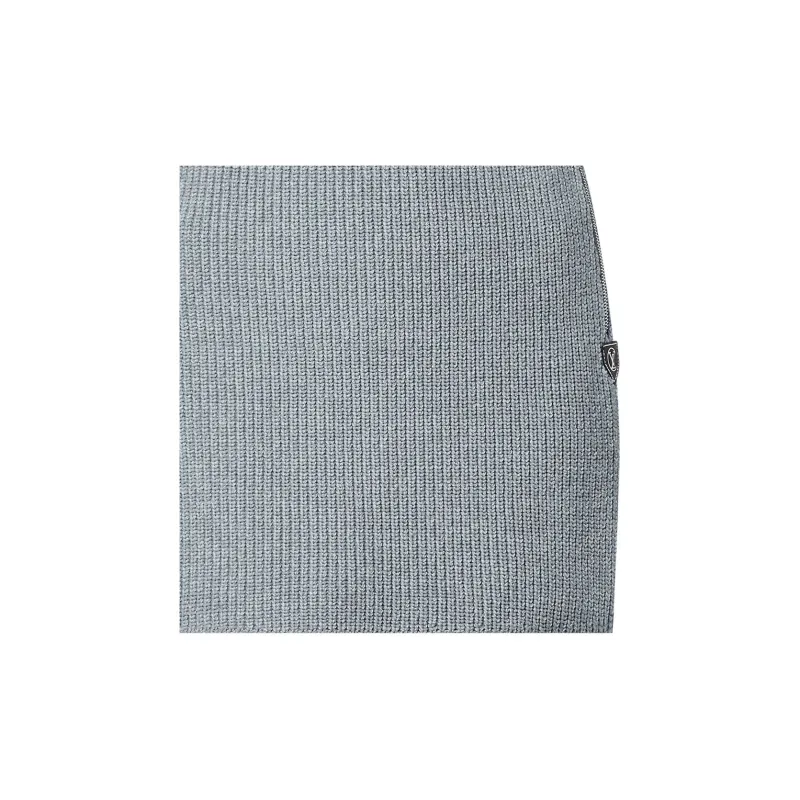 LOUIS VUITTON Ribbed Knit Mini Skirt-4