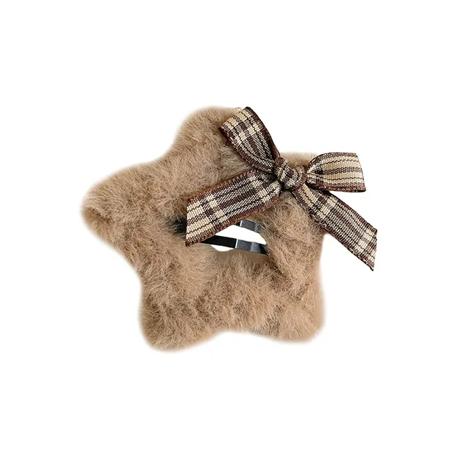 Water Jade Fabric Hair Clips Women's-8