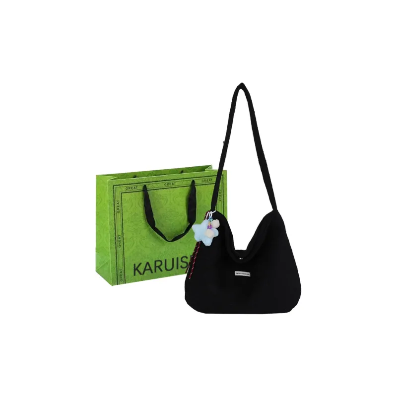 KARUISHA Woolen Handbag, Crossbody Bag, Shoulder Bag Regular Women's Multicolor-7
