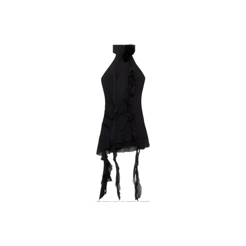 Blumarine Sleeveless Dresses Women's Black