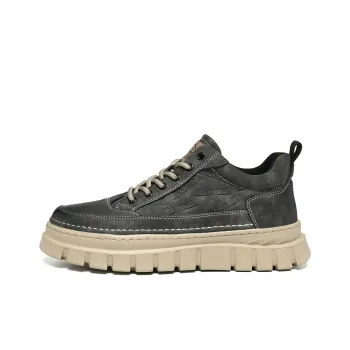 HLA Work Boots Men Low Top Gray/Khaki