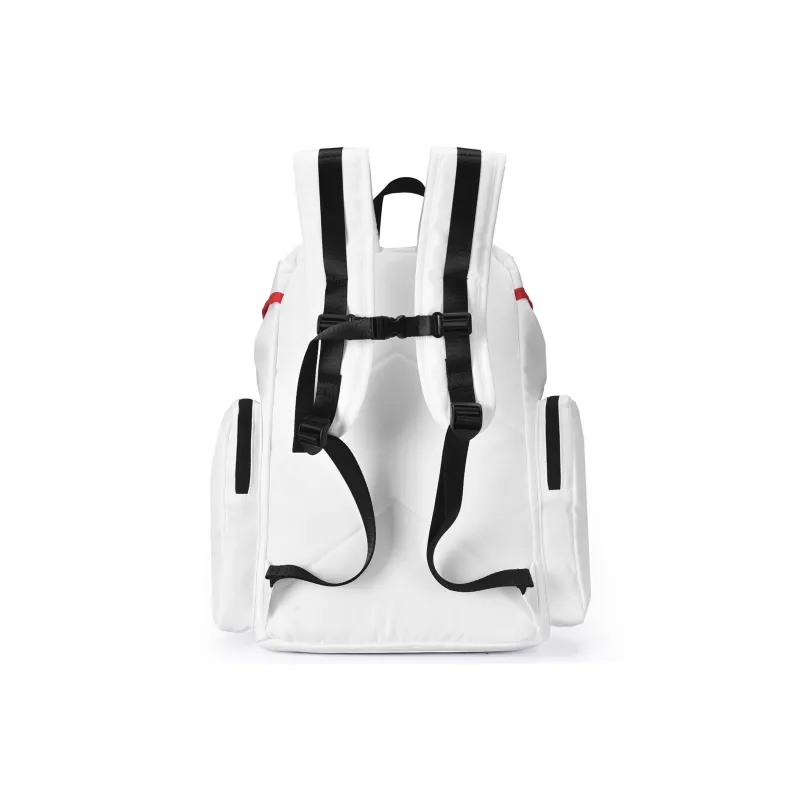 Spare No Pains. Polyester Student Backpack Travel Backpack Unisex White-2