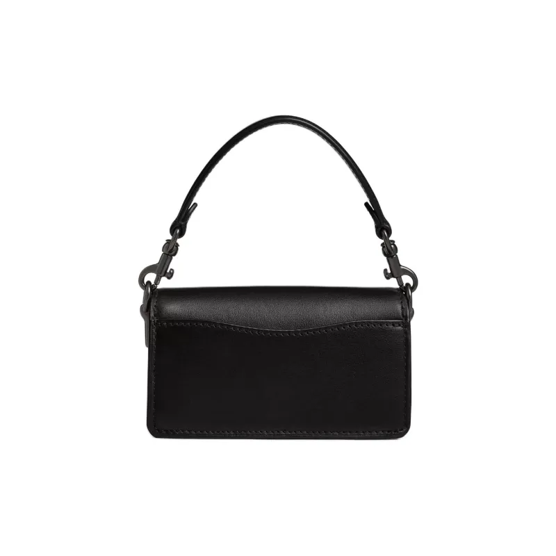COACH Tabby Calfskin Shoulder Bag, Crossbody Bag, Handbag Mini Women's Black-2