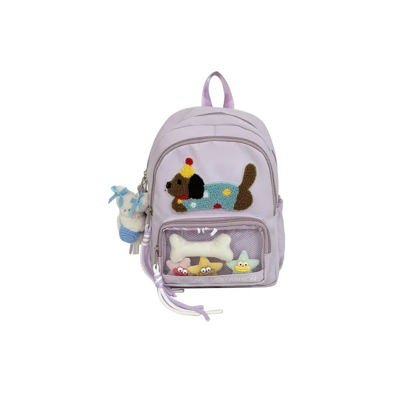 BAODIDAISHU Polyester Backpack Medium Size Women's Multicolor-39
