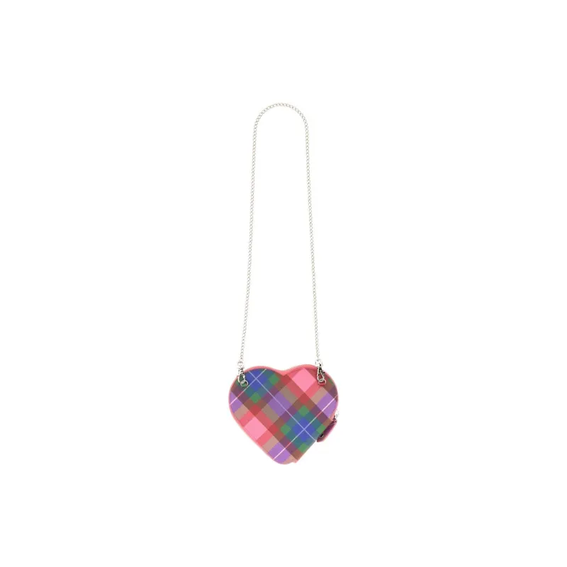Vivienne Westwood Checked Chain Linked Crossbody Bag-3