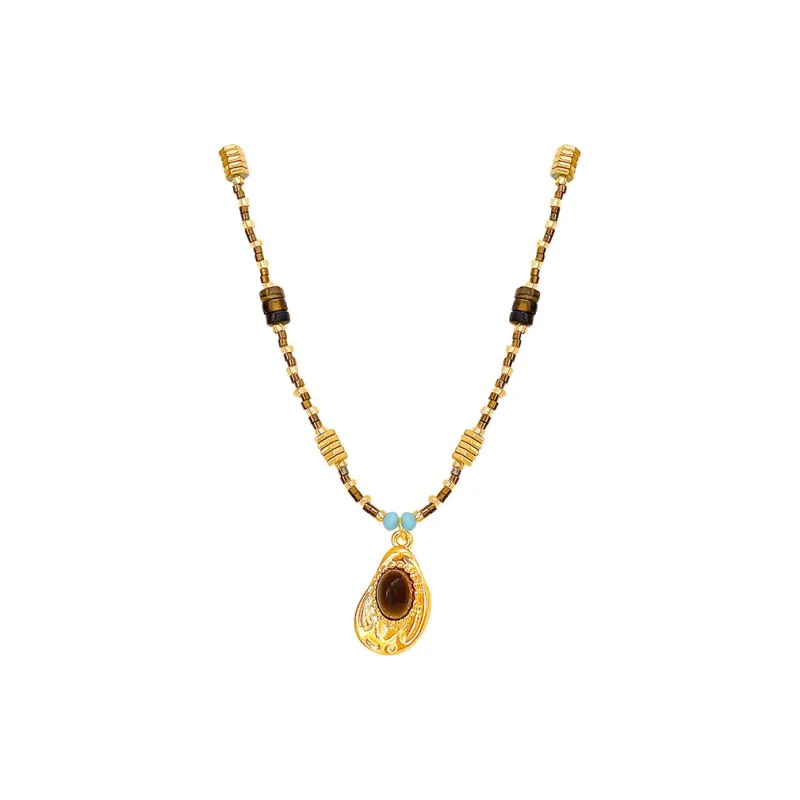 QIANFANGDAHUANGYE Alloy/Resin Necklaces Women's-0