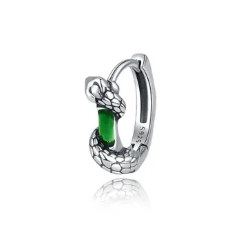 ETAHLOVE S925 Silver Earrings Unisex Girlfriend And Boyfriend Gift Birthday Box
