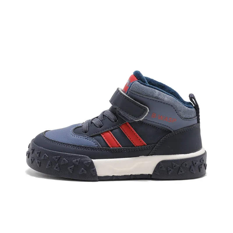 BIG WASP Wear Resistant Cushioning Warm Mid Top Kids Lifestyle Shoes Kids'-6