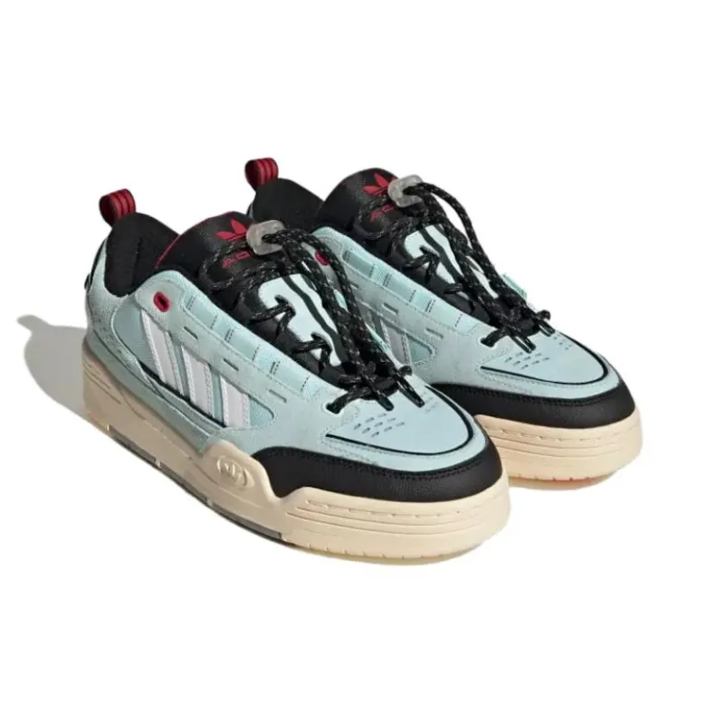 Adidas Originals Adi2000 Anti Slip Wear Resistant Low Top Skateboard Shoes Women's Cyan-2