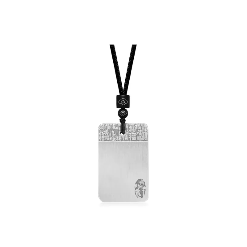 YUOFFICIAL 999 Fine Silver Braided Cord Adjustable Solid Necklaces Unisex-1