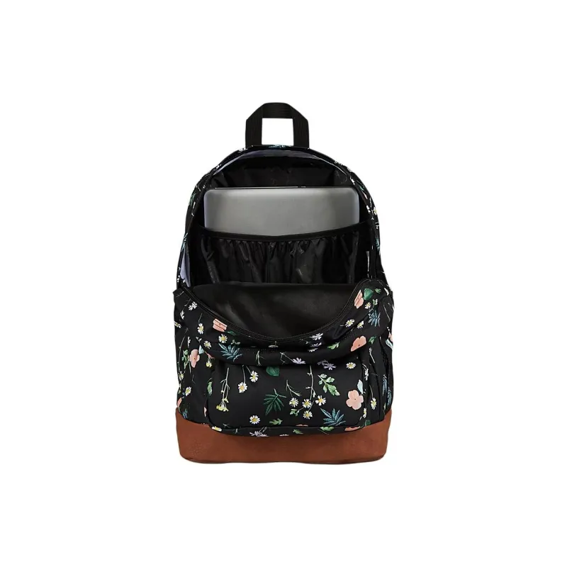 JanSport Polyester Backpack Unisex Floral Black-6
