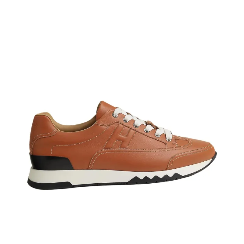 HERMES Trail Low Top Casual Shoes Men's Brown-1