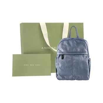 ANDSEEYOU Oxford Backpack Regular Women's Morandi Gray/Morandi Black/Morandi Pink